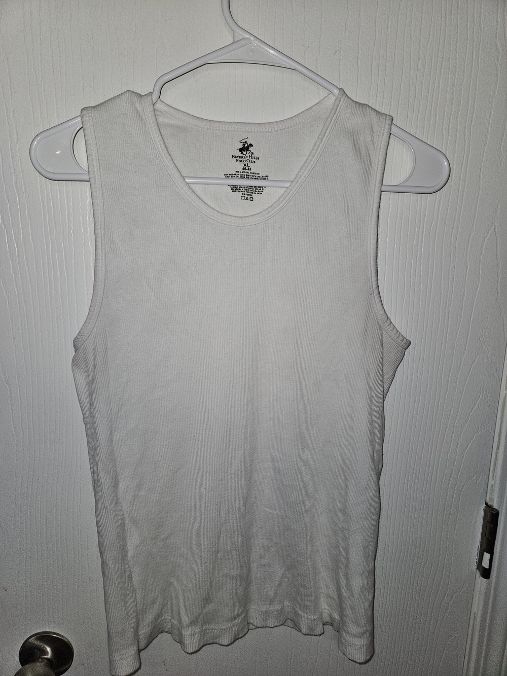 Beverly Hills Polo Club White Men's Tank Top